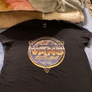 Vans Women's black crop top